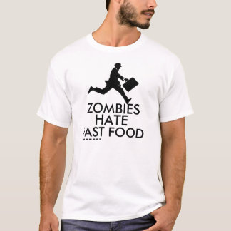 Camiseta Fast food do ódio dos zombis