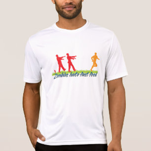 Camiseta Fast food do ódio dos zombis