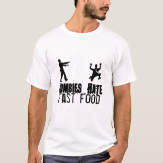 Camiseta Fast food do ódio dos zombis