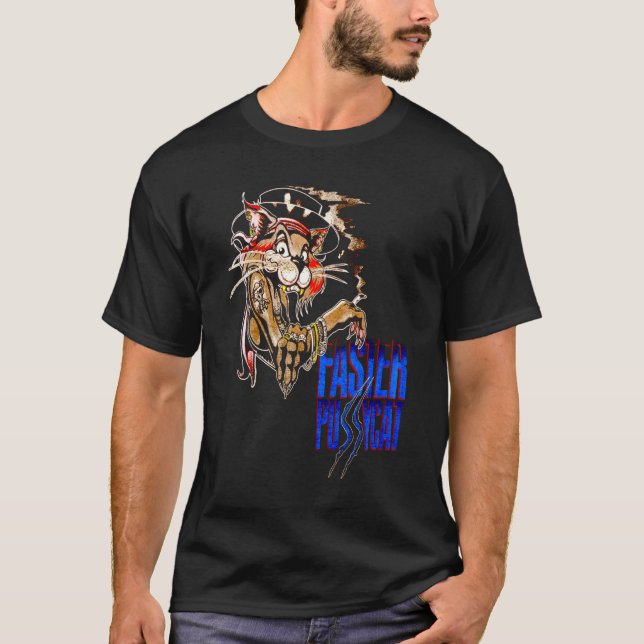 Camiseta FASTERPUSSYCAT 4 Pussycat Trending woy1 mais rápid (Frente)
