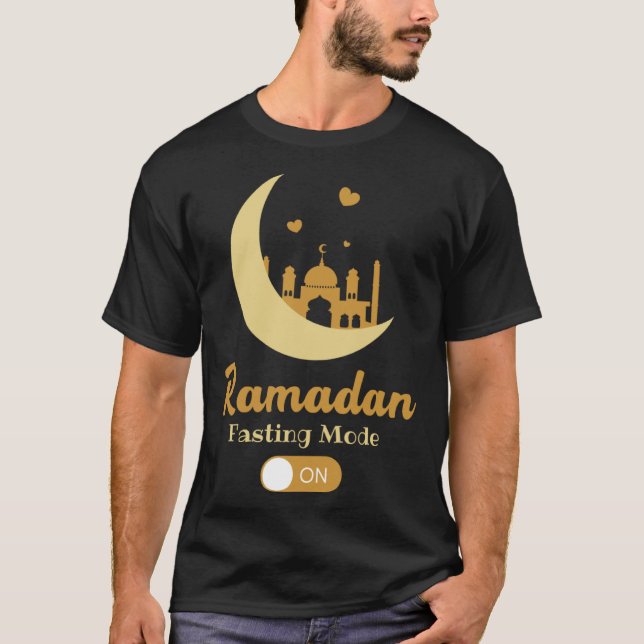 Camiseta Fasting Mode Ramadan On Cool Islamic fasting for k (Frente)