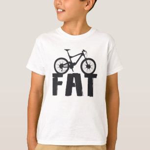 Camiseta Fat Bike Fat Mountain Bike Biker Bike Ride