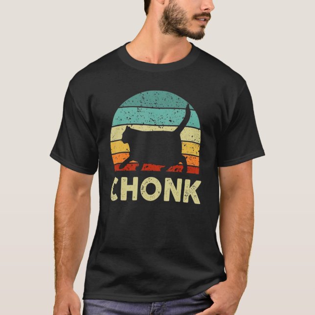 Camiseta Fat Cat Chonk Memória Paródia Aleatória (Frente)