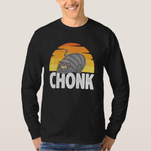 Camiseta Fat Cats Memória Chonk Gato Pessoas De Gordura Ret