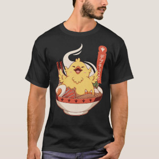 Camiseta Fat Chocobo Ramen Clássico T-Shirt