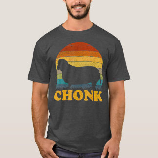 Camiseta Fat Dog Chonk Meme Funny Retro Meme Dog Mom