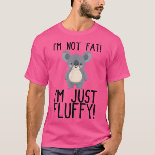 Camiseta Fat Koala Bear Cute Koala Fluffy Laziness