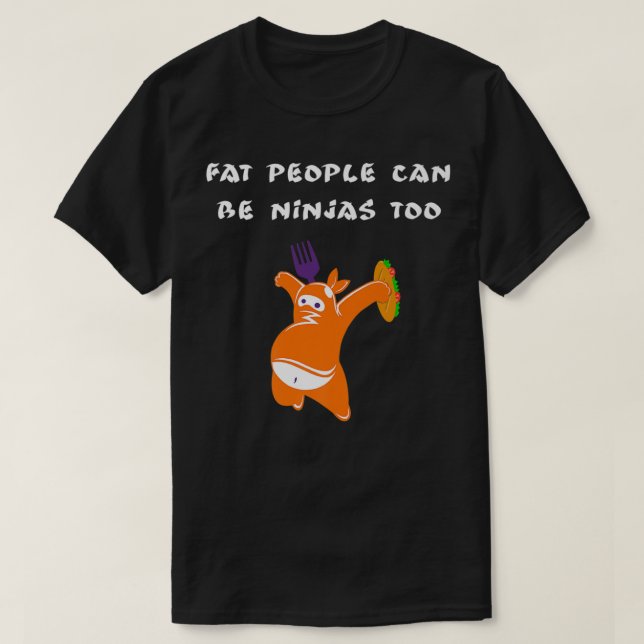 Camiseta Fat Ninja Premium (Frente do Design)