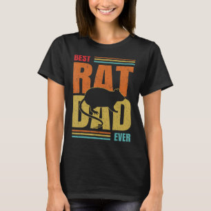 Camiseta Fath do Amante de os animais do Melhor Pai de Rato