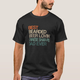 Camiseta Fath do Pai Shar-Pei Chinês de Amar Cerveja de Mel