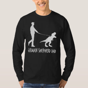 Camiseta Fath dos Proprietários do Gsd Dinossaur do Pai do 