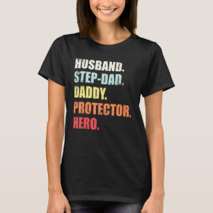 Camiseta Fath Hero Husband Pai Protetor do Pai Passo Marido