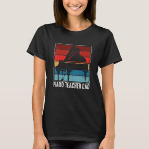 Camiseta Fath Musical do Pianista do Piano Pai Piano Pianis