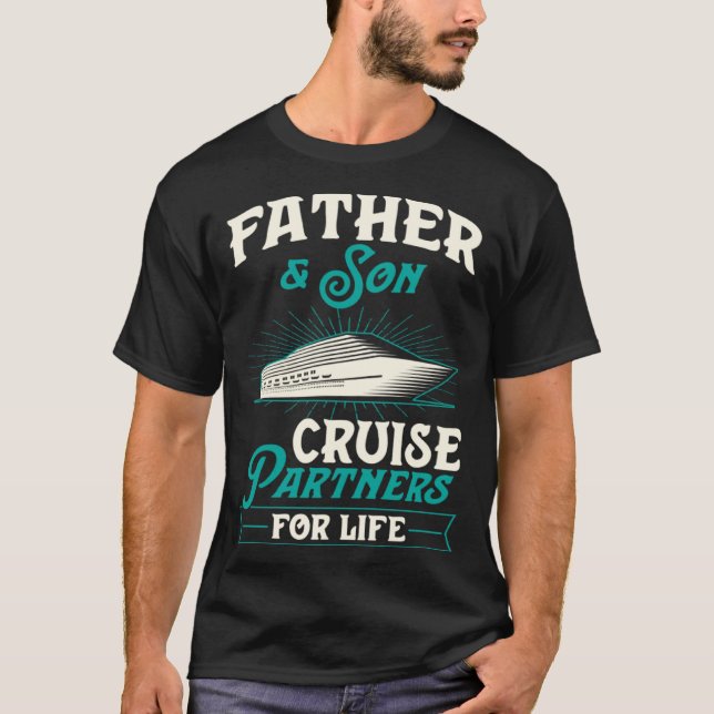 Camiseta Father And Son Cruise Partners For Life Cruise Tri (Frente)