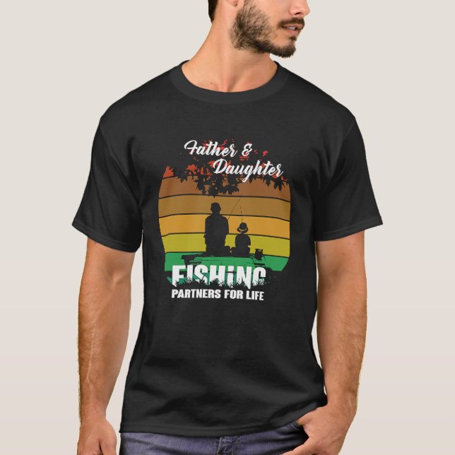 Camiseta Father & Daughter Fishing Partners For Life Women (Frente)