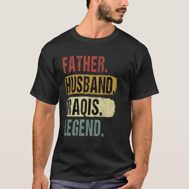 Camiseta Father Husband Iraqis Legend Iraq Dad Father s Day (Frente)