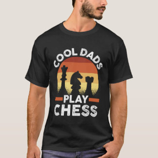 Camiseta Father s Day Chess Player Retro Cool Dads Play Che