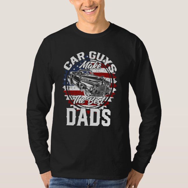 Camiseta Father s Day vintage car convertible classic (Frente)