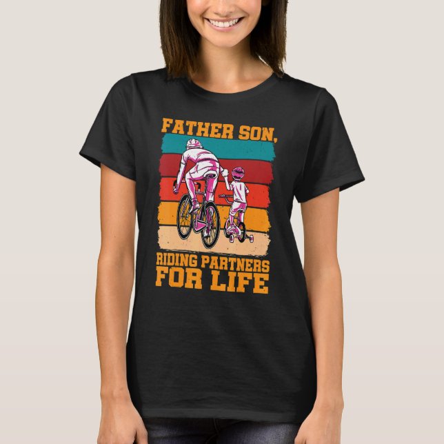 Camiseta Father Son  Riding Partners For Life (Frente)
