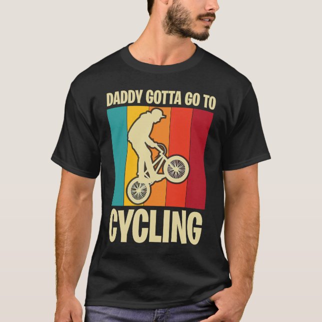 Camiseta Father's Day  Cycling and Biking Dad 3 (Frente)