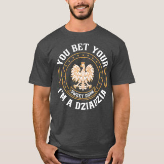 Camiseta Fathers Day Dziadzia Polish Grandfather Polish