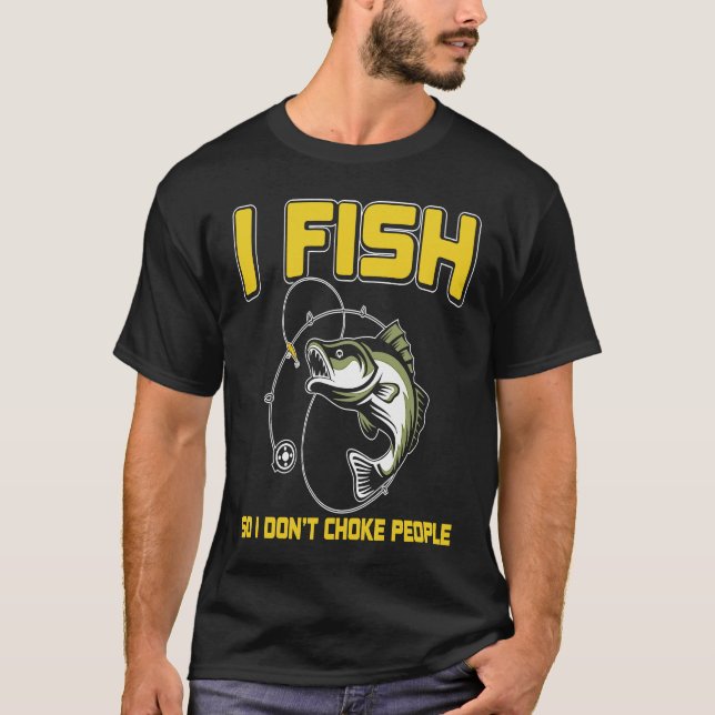Camiseta Father's Day Fishing Fisherman I Fish Rod  1 (Frente)