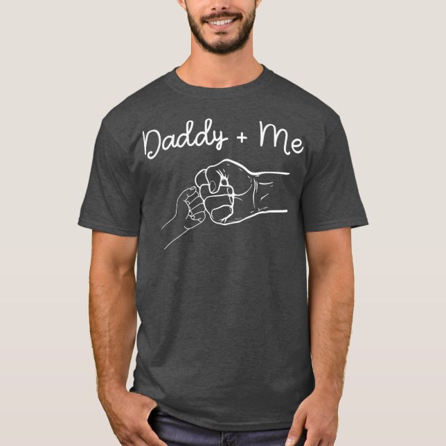 Camiseta Fathers Day Fist Bump Handshake Son Respect (Frente)