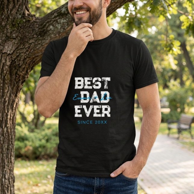 Camiseta Father's Day Gift T-Shirt Best Dad Ever Gift  (Criador carregado)
