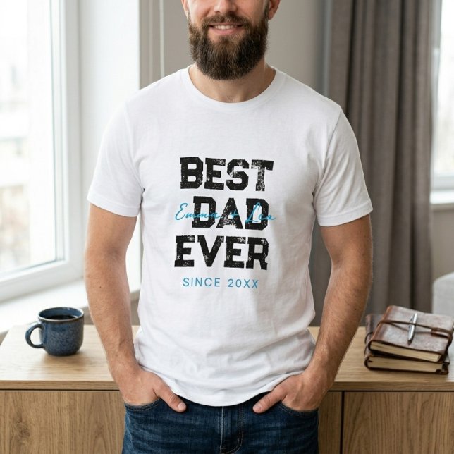 Camiseta Father's Day Gift T-Shirt Best Dad Ever Gift  (Criador carregado)