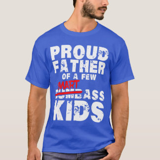 Camiseta Fathers day giftsBest Dad Proud Father of a Few Sm