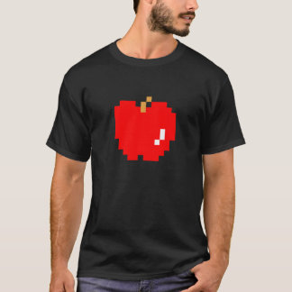 Camiseta Fatia da Apple Pixel 8 bits Jogo de Vídeo Arcade F