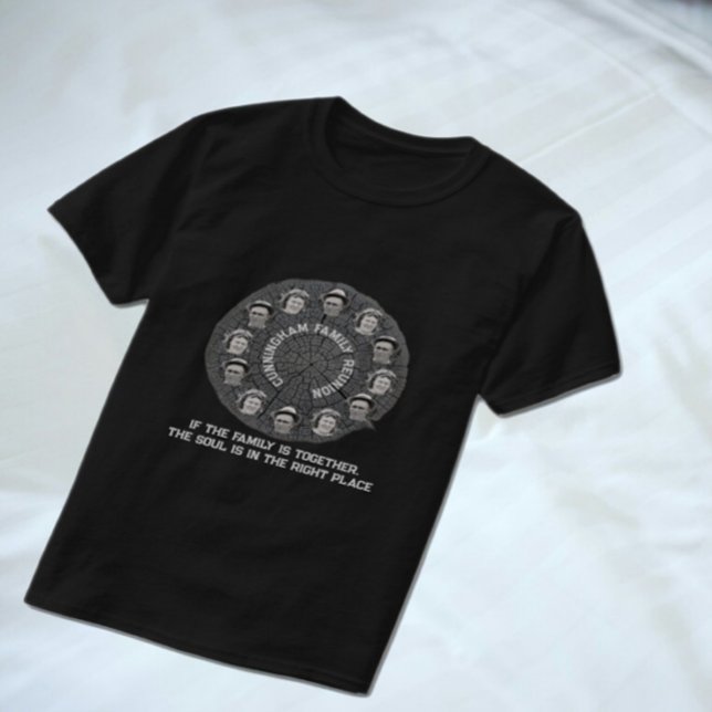 Camiseta Fatia de Árvore com Círculos de Fotografia Familia (Criador carregado)