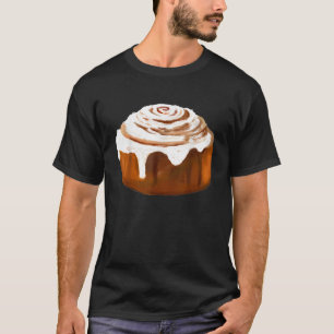 Camiseta Fatia de Canela Fantasia de Halloween Pão Cosplay