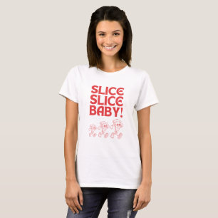 Camiseta fatia de fatia, amor de pizza!