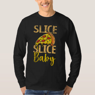 Camiseta Fatia De Fatia De Bebê Pizza Por Lover Comida Ital