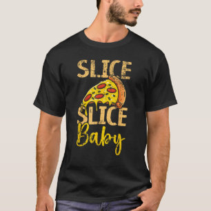 Camiseta Fatia De Fatia De Bebê Pizza Por Lover Comida Ital