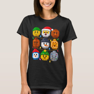 Camiseta Fatia de Natal da Equipe de Construção Fantasia Me