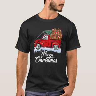 Camiseta Fatia de Natal do Poodle Fantasia de Festa do Cami