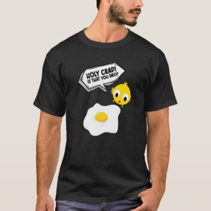 Camiseta Fatia de Ovo Frito e Fantasia de Frango
