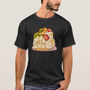 Camiseta Fatia de Pavlova Doce Sobremesa Comida Bolo Confei