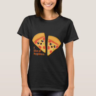 Camiseta Fatia de Pizza com Citações