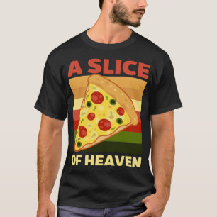 Camiseta Fatia De Pizza De Diversão De Design Celestial