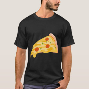 Camiseta Fatia De Pizza De Pepperoni Comida De Lixo