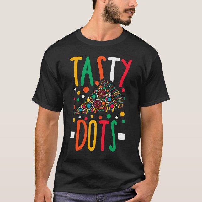 Camiseta Fatia de pizza de pontos desagradáveis (Frente)