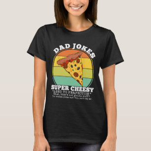 Camiseta Fatia de Pizza Piada de Pai Queijo Dia dos Pais En