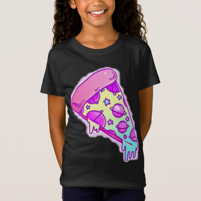 Camiseta Fatia de Pizza Planeta (Frente)
