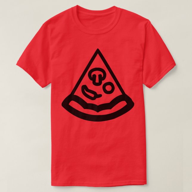 Camiseta Fatia de Pizza Suprema (Frente do Design)
