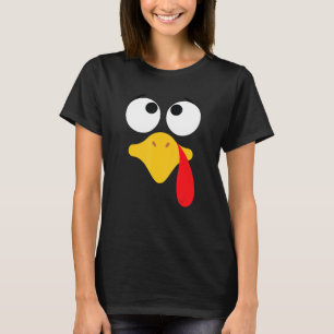 Camiseta Fatia de Rosto de Peru para Crianças Menino Menina
