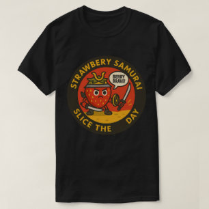 Camiseta Fatia de Samurai de Morango o Dia