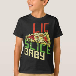 Camiseta Fatia Fatia Bebê Engraçado Pizza Foodie Engraçado 